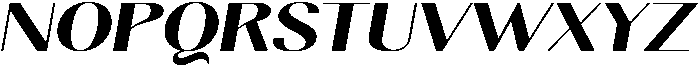 Gravontis Extra Bold Expanded Italic otf (700) Font UPPERCASE