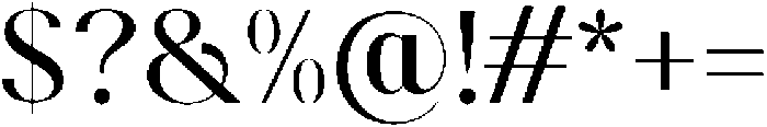Gravontis Medium otf (500) Font OTHER CHARS