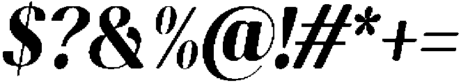 Gravontis Soft Black SemiCondensed Italic otf (900) Font OTHER CHARS