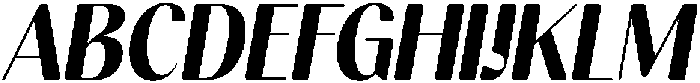 Gravontis Soft Black SemiCondensed Italic otf (900) Font UPPERCASE