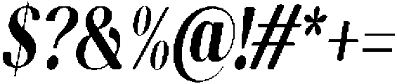 Gravontis Soft ExtraBold Condensed Italic otf (700) Font OTHER CHARS