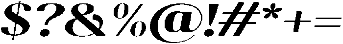 Gravontis Soft ExtraBold Expanded Italic otf (700) Font OTHER CHARS