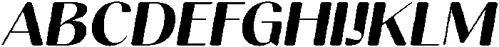 Gravontis Soft ExtraBold SemiExpanded Italic otf (700) Font UPPERCASE