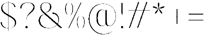 Gravontis Soft Thin otf (100) Font OTHER CHARS