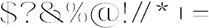 Gravontis Thin Expanded otf (100) Font OTHER CHARS