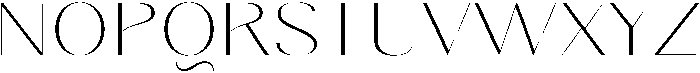 Gravontis Thin Expanded otf (100) Font UPPERCASE