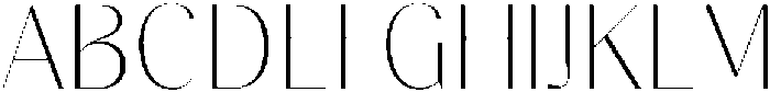 Gravontis Thin otf (100) Font UPPERCASE