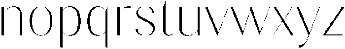 Gravontis Thin otf (100) Font LOWERCASE