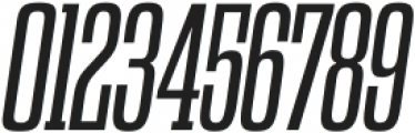 Gravtrac Compressed Italic otf (400) Font OTHER CHARS