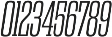 Gravtrac Compressed Light Italic otf (300) Font OTHER CHARS