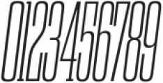 Gravtrac Crushed ExtraLight Italic otf (200) Font OTHER CHARS