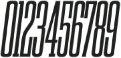 Gravtrac Crushed Italic otf (400) Font OTHER CHARS