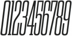 Gravtrac Crushed Light Italic otf (300) Font OTHER CHARS