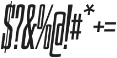 Gravtrac Crushed SemiBold Italic otf (600) Font OTHER CHARS