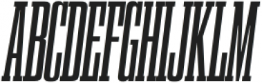 Gravtrac Crushed SemiBold Italic otf (600) Font UPPERCASE