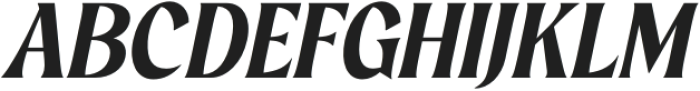 Grayscale Bold Italic otf (700) Font UPPERCASE