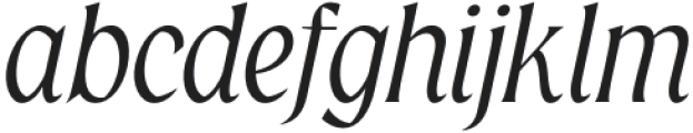 Grayscale Italic otf (400) Font LOWERCASE