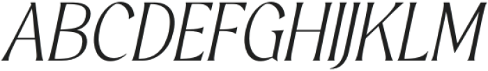 Grayscale Light Italic otf (300) Font UPPERCASE