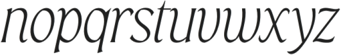 Grayscale Light Italic otf (300) Font LOWERCASE