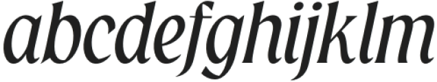 Grayscale Medium Italic otf (500) Font LOWERCASE