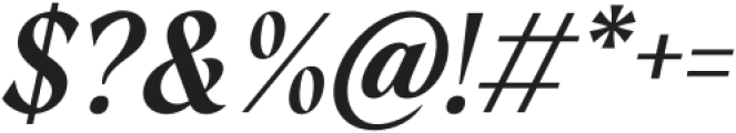 Grayscale Semi Bold Italic otf (600) Font OTHER CHARS