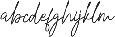 Grayscale Signature Regular otf (400) Font LOWERCASE