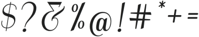 GraziellaScriptItalic-Italic otf (400) Font OTHER CHARS