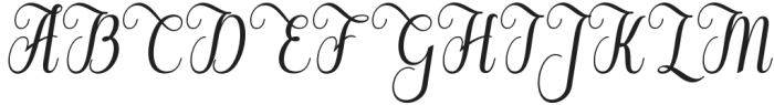 GraziellaScriptItalic-Italic otf (400) Font UPPERCASE
