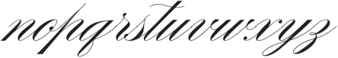 Graziosa Script Script otf (400) Font LOWERCASE