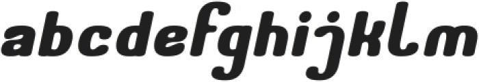 Greased Lightning Bold Italic otf (300) Font LOWERCASE