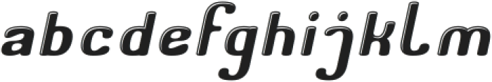 Greased Lightning Italic otf (300) Font LOWERCASE