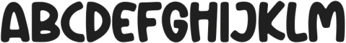 Great Bucket Regular otf (400) Font UPPERCASE