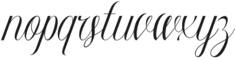 Great White Script Regular otf (400) Font LOWERCASE