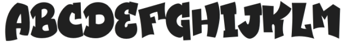 GreatDunkerRegular otf (400) Font UPPERCASE