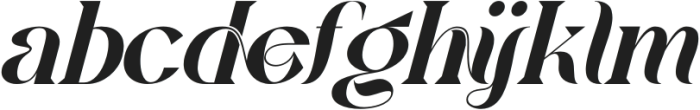 Greater Creation Bold Italic otf (700) Font LOWERCASE