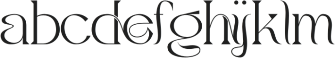 Greater Creation Regular otf (400) Font LOWERCASE