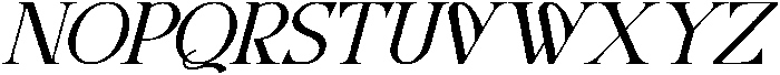 Greater Meaning Bold Italic otf (700) Font UPPERCASE