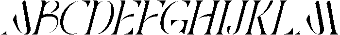 Greater Meaning Light Italic otf (300) Font UPPERCASE