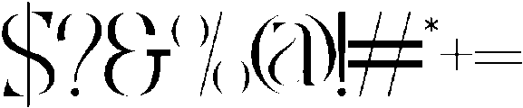 Greater Meaning Light otf (300) Font OTHER CHARS