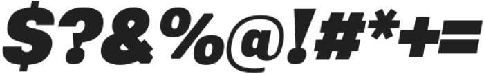Greater Neue ExtraBold Italic otf (700) Font OTHER CHARS