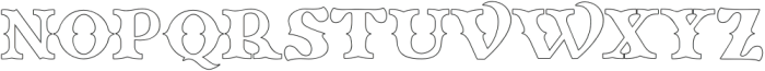 GreatestCircus-Outline otf (400) Font UPPERCASE