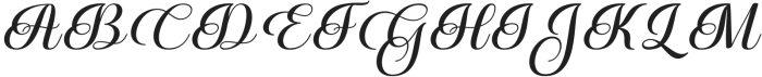 Greating Italic Regular otf (400) Font UPPERCASE