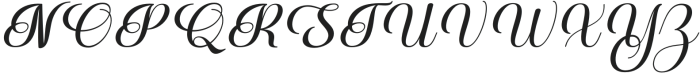 Greating Italic Regular otf (400) Font UPPERCASE