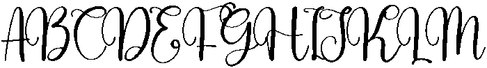 Greating Regular otf (400) Font UPPERCASE