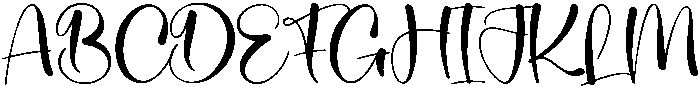 Greating Regular otf (400) Font UPPERCASE