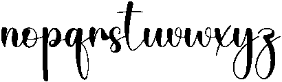 Greating Regular otf (400) Font LOWERCASE