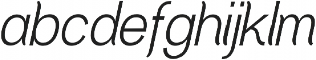 Greback Grotesque Medium Italic ttf (500) Font LOWERCASE