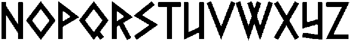 Greek Odyssey otf (400) Font LOWERCASE