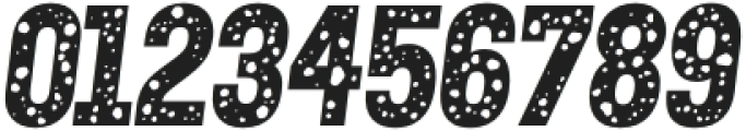 Greeka Holey Italic otf (400) Font OTHER CHARS