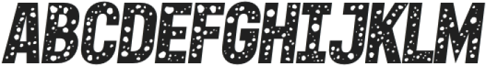 Greeka Holey Italic otf (400) Font